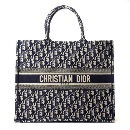 Christian Dior Oblique Book Tote Blue Multicolor 1 of 9