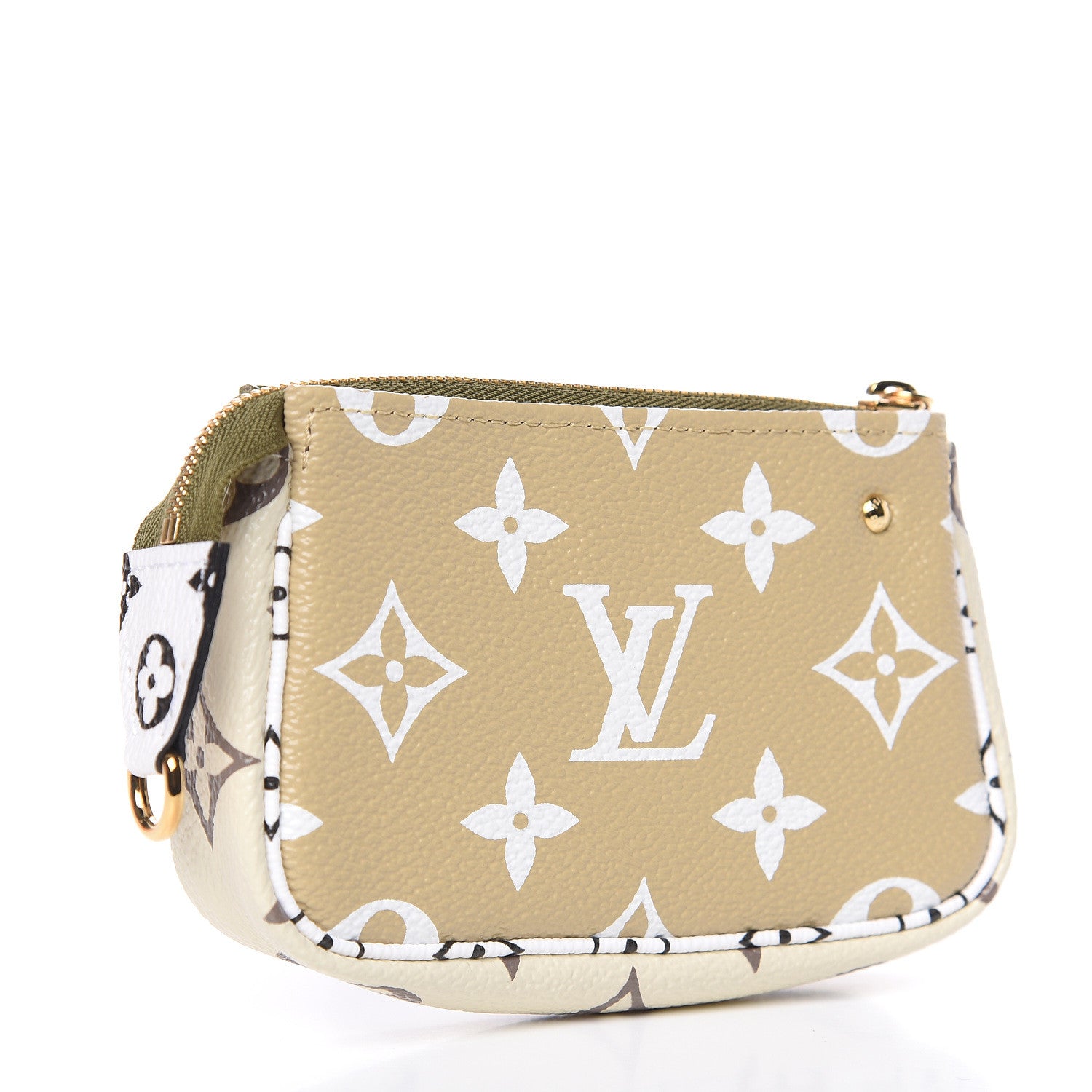 Louis Vuitton Monogram Giant Micro Pochette Accessories Kaki White 3 of 8