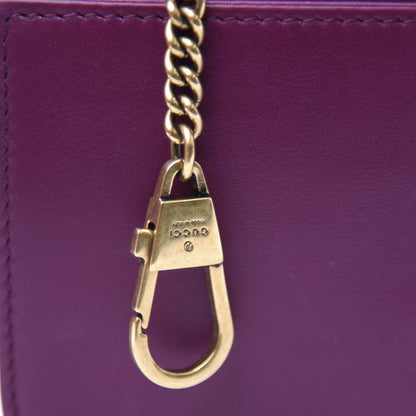 Gucci Velvet Matelasse GG Marmont Mini Bag Fuchsia Violet Cyclamen 6 of 10