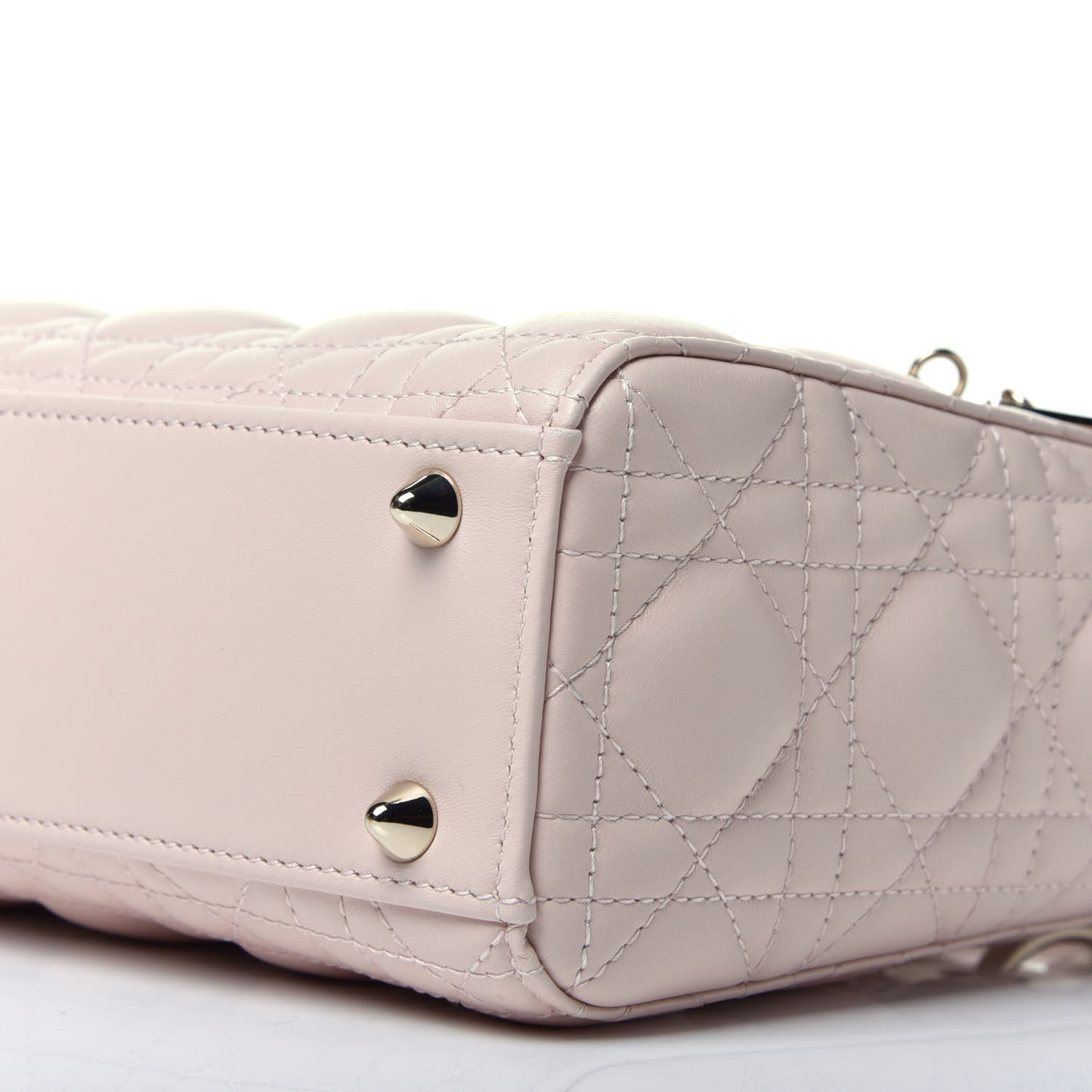 Lambskin Cannage Small My ABCDior Lady Dior Powder Pink