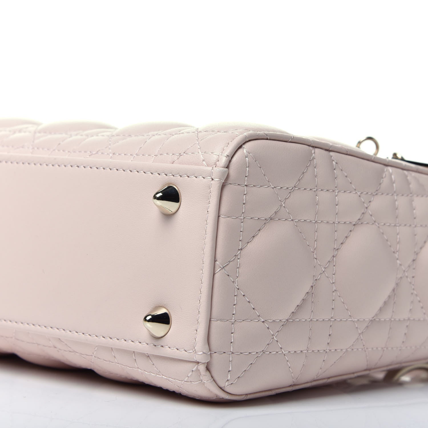 Christian Dior Lambskin Cannage Small My ABCDior Lady Dior Powder Pink 9 of 9
