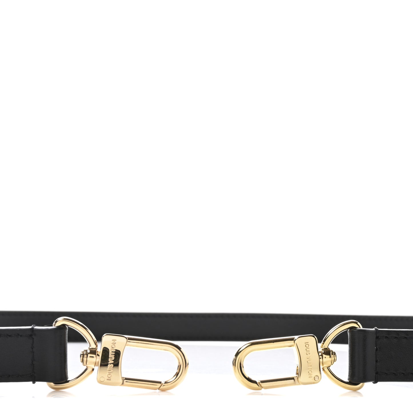 Calfskin 16mm Adjustable Shoulder Strap Black