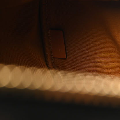Celine Triomphe Canvas Calfskin Cylinder Bag Tan 6 of 9