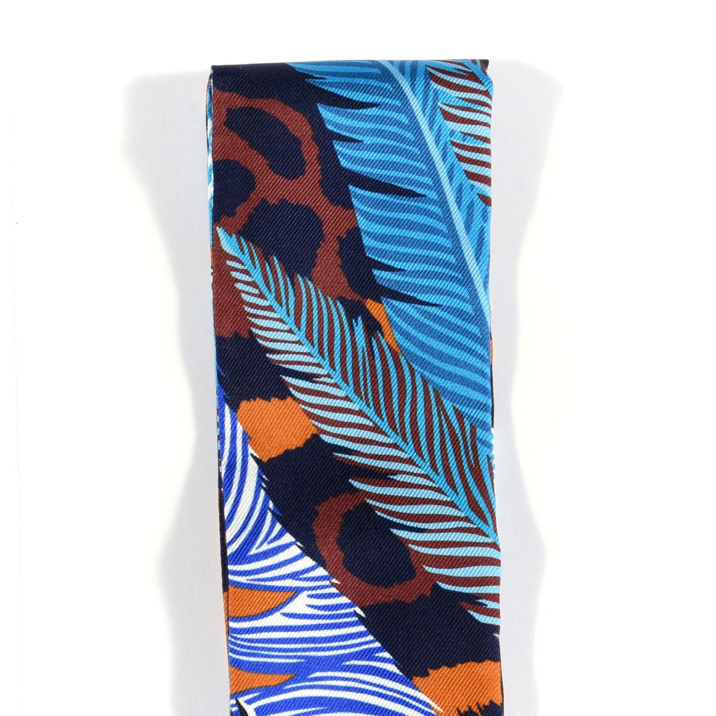 Silk Jaguar Quetzal Twilly Brun Bleu Orange