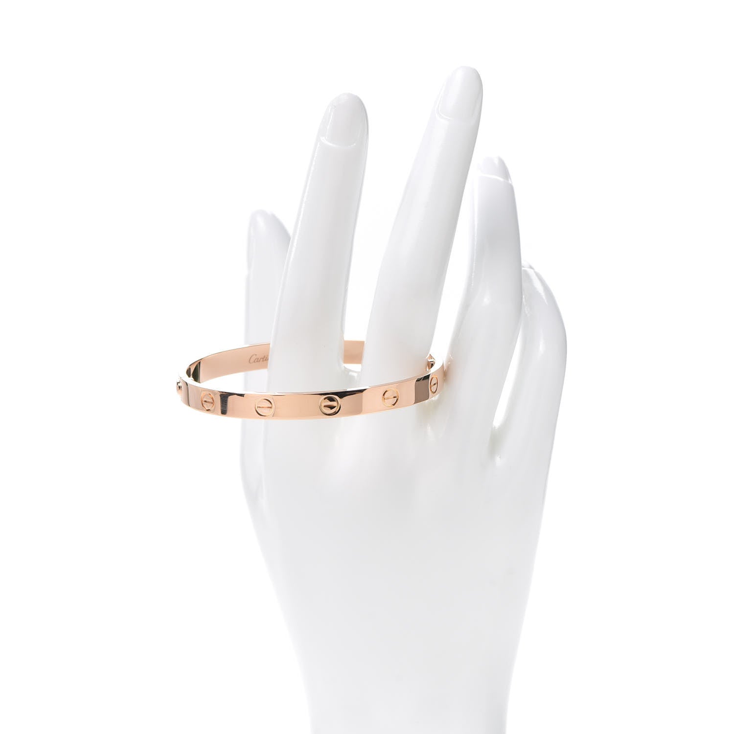Cartier 18K Pink Gold LOVE Bracelet 17 2 of 5