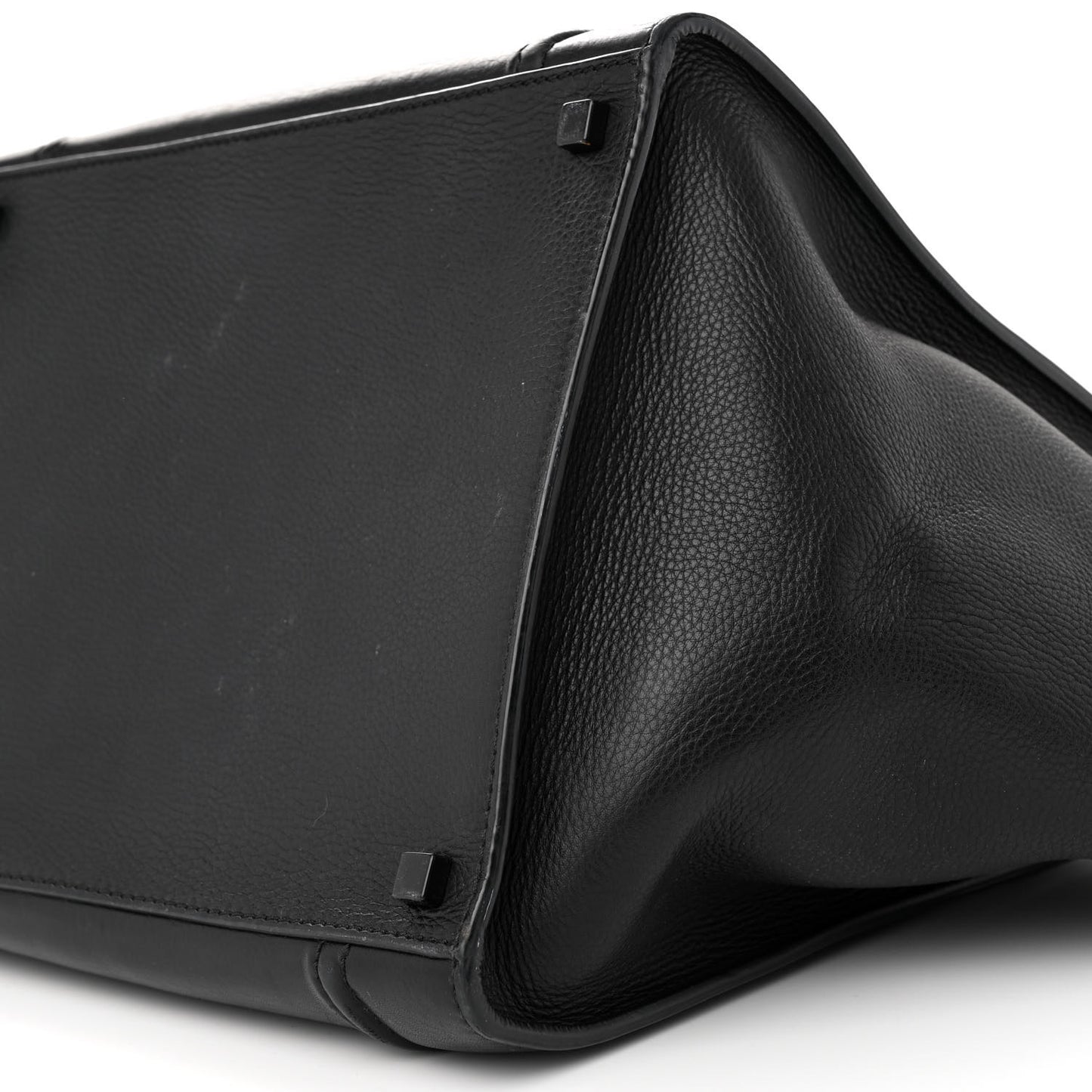 Supple Calfskin Medium Phantom Luggage Black