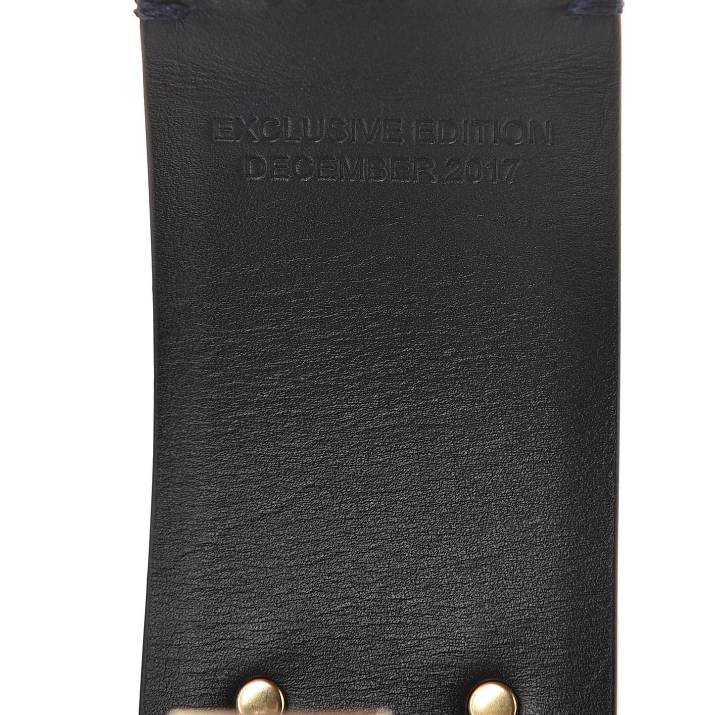 Calfskin CC Wide Cuff Navy