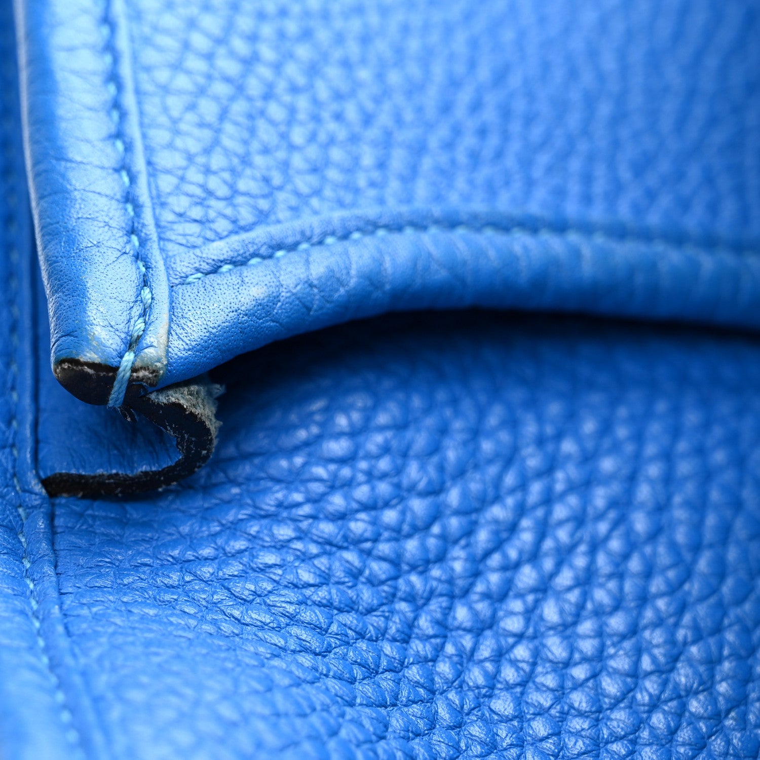 Hermes Taurillon Clemence Evelyne III PM Bleu Hydra 14 of 14