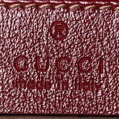 Gucci Azalea Calfskin Matelasse Diagonal Torchon GG Marmont Belt Bag 85 34 Black Romantic Cerise 6 of 11