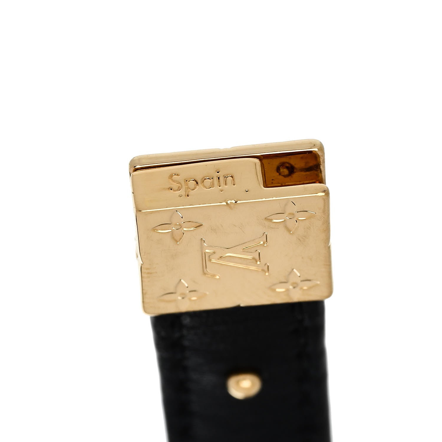 Louis Vuitton Monogram LV Circle Reversible Bracelet 17 Black 7 of 7