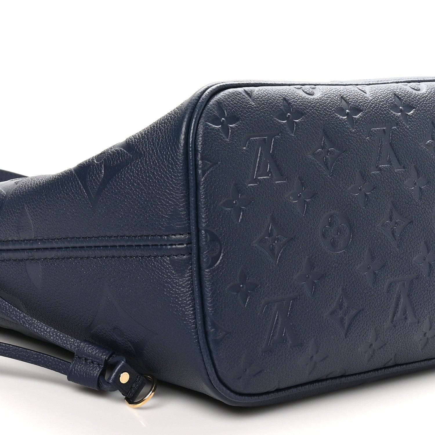 Louis Vuitton Empreinte Monogram Giant Neverfull MM  Navy 9 of 10