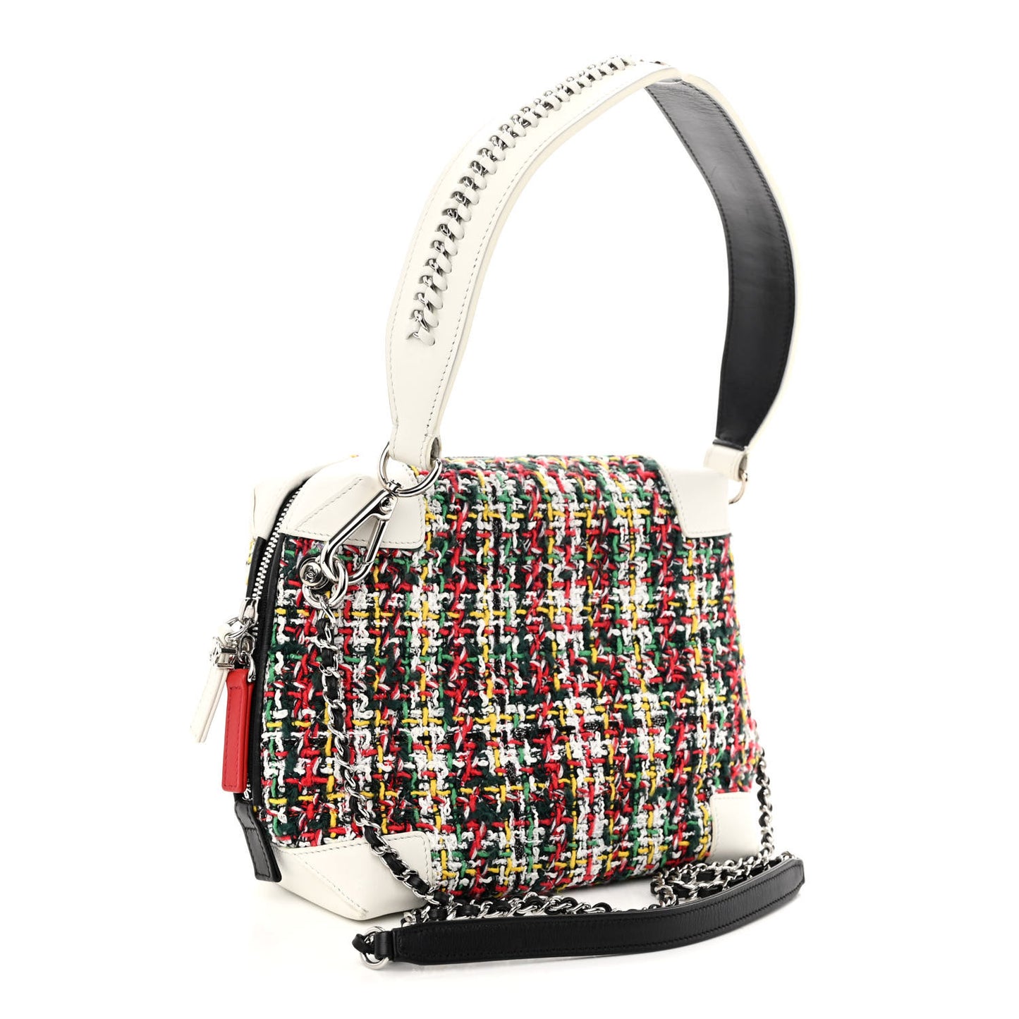 Tweed Camera Case White