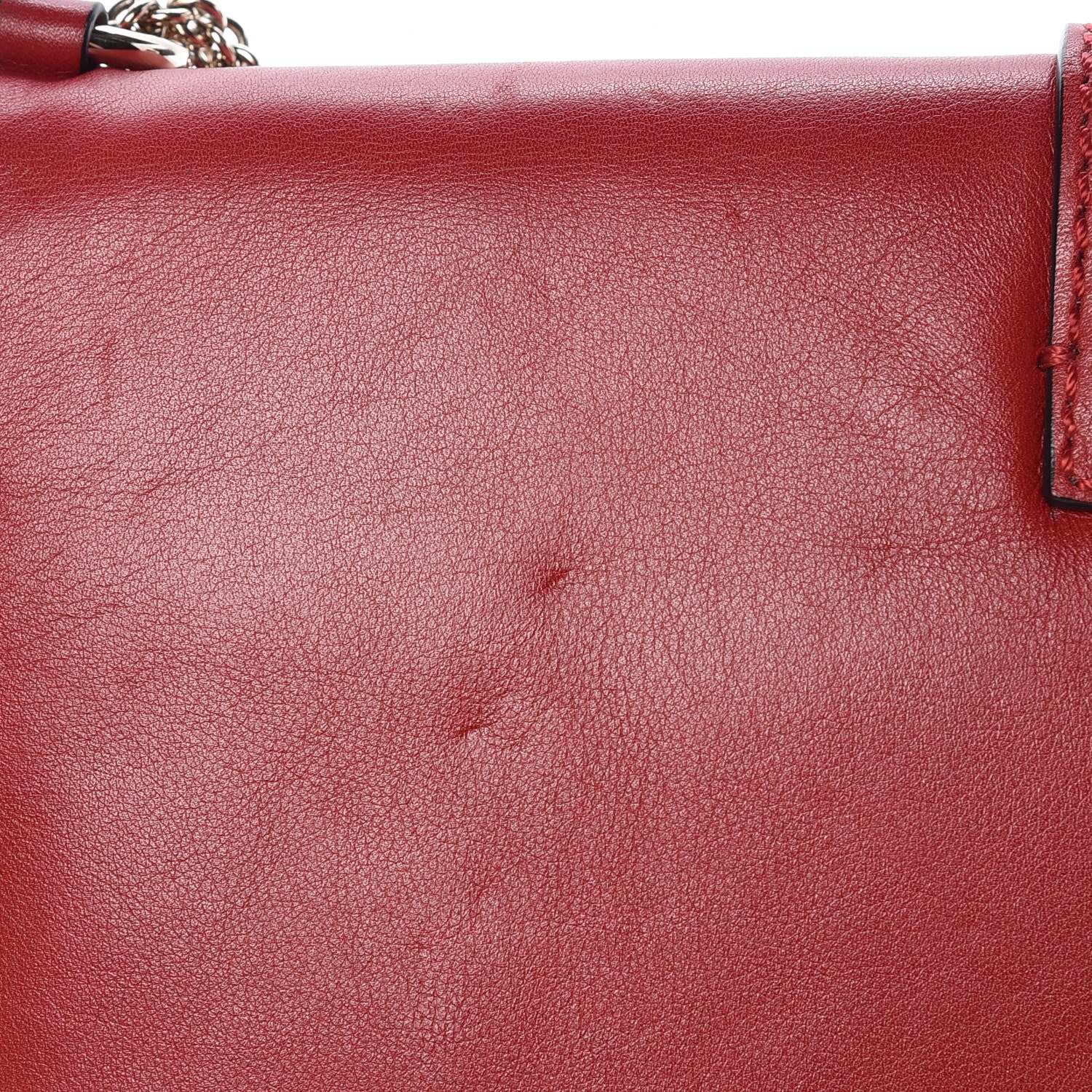 Valentino Garavani Vitello Large Glam Lock Rockstud Flap Red 14 of 18