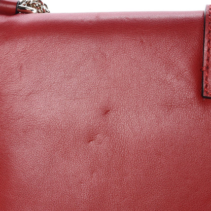 Valentino Garavani Vitello Large Glam Lock Rockstud Flap Red 14 of 18