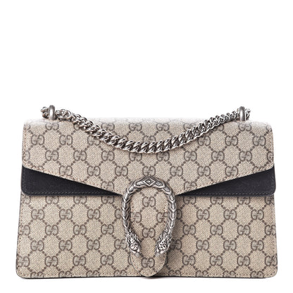Gucci GG Supreme Monogram Small Dionysus Shoulder Bag Black 1 of 13