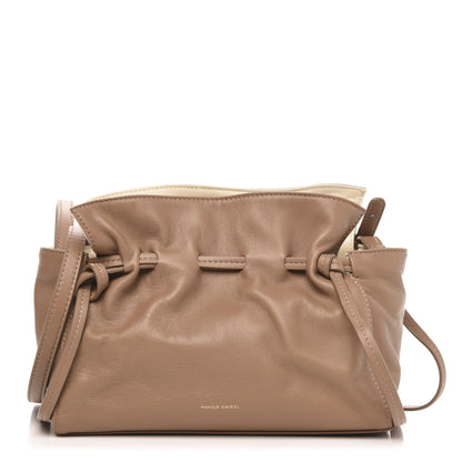 Mansur Gavriel Lambskin Mini Protea Bag Biscotto 1 of 8