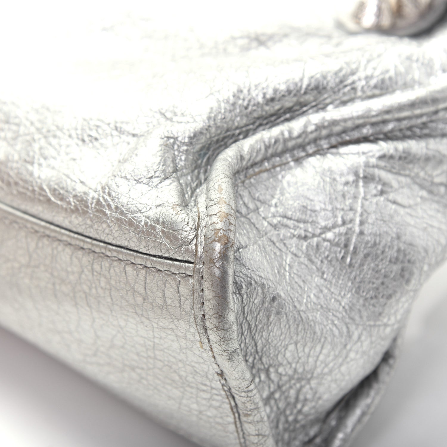 Balenciaga Agneau Giant 12 Silver Hardware Mini City Gris Aluminum 13 of 20