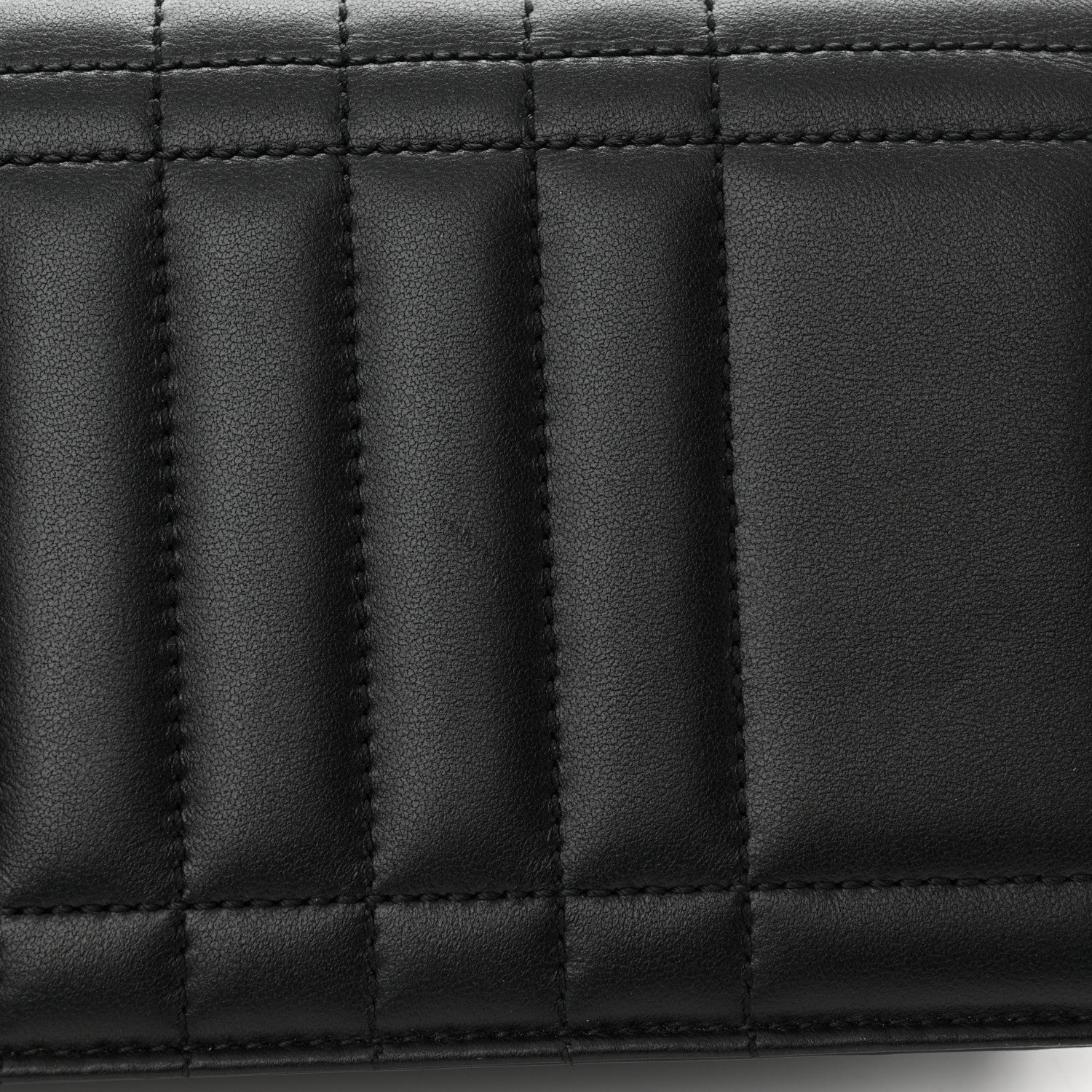 Burberry Lambskin Quilted Lola Clutch On Chain Black 11 of 12
