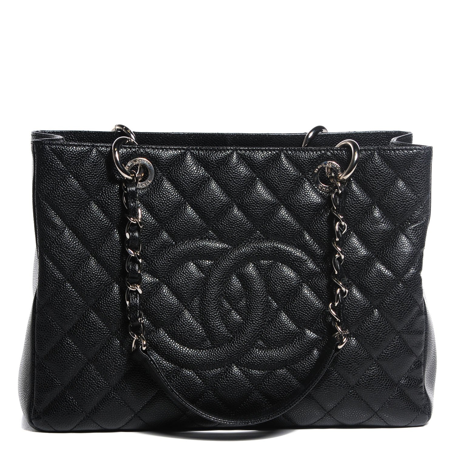 Chanel Caviar Quilted Grand Shopping Tote GST Black 1 of 7