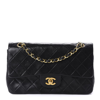 Chanel Lambskin Quilted Small Double Flap Black 1 of 11
