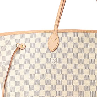 Louis Vuitton Damier Azur Neo Neverfull GM Rose Ballerine 9 of 13