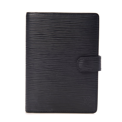 Louis Vuitton Epi Small Ring Agenda Cover Black 1 of 6