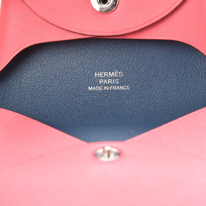 Hermes Evercolor Bastia Coin Purse Rose Azalee 5 of 7