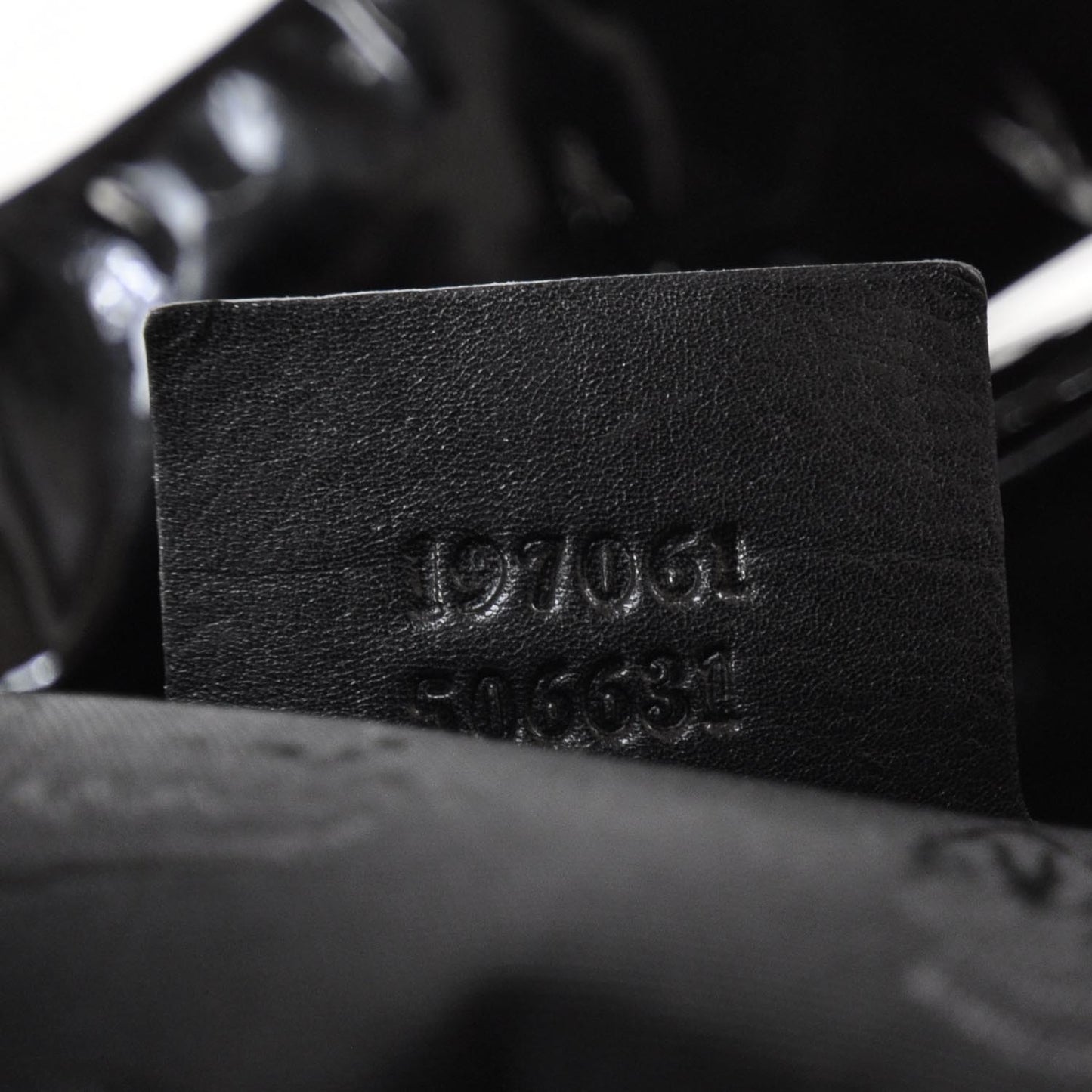 Patent Leather Hysteria Tote Black