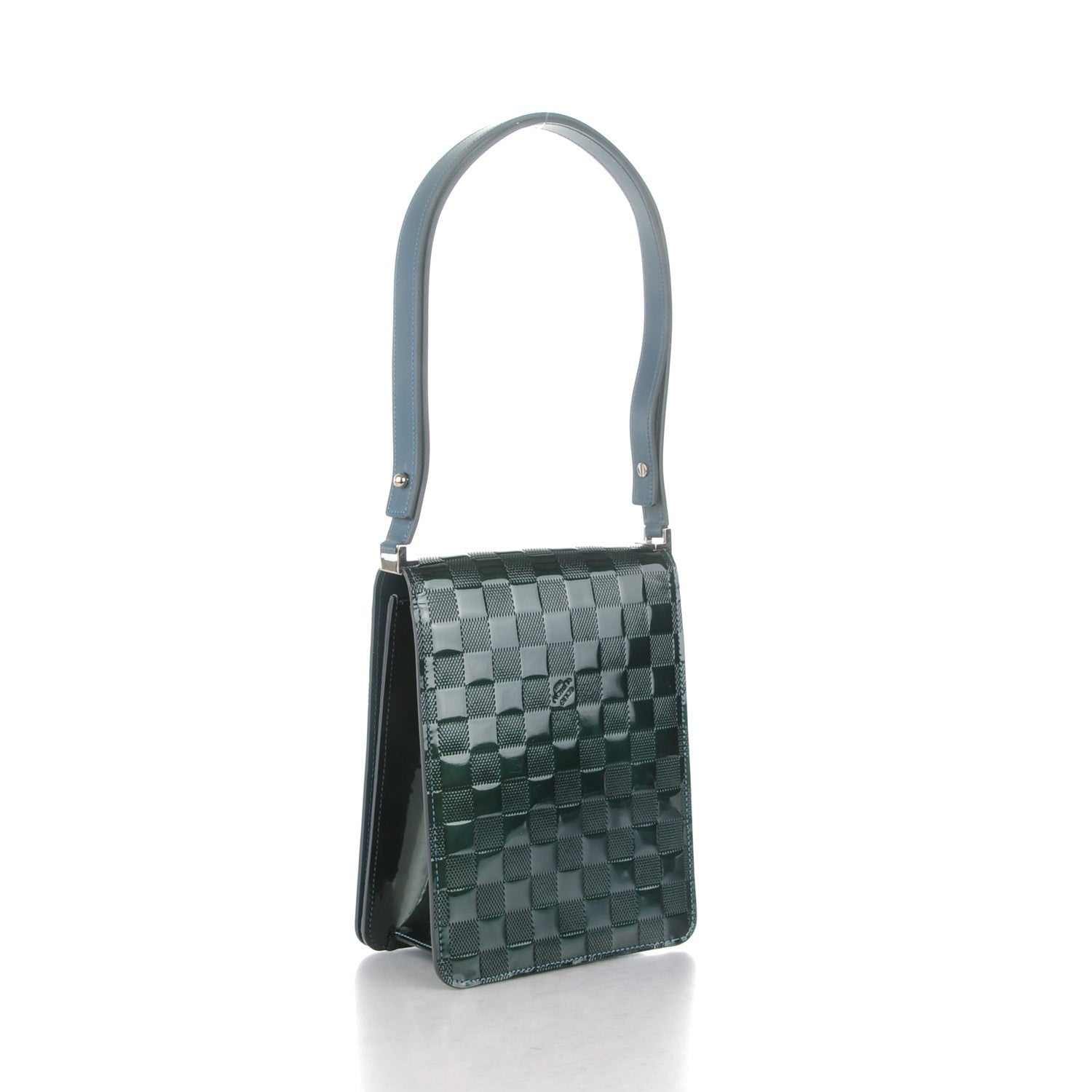 Louis Vuitton Damier Vernis Club Petrole Blue 3 of 9