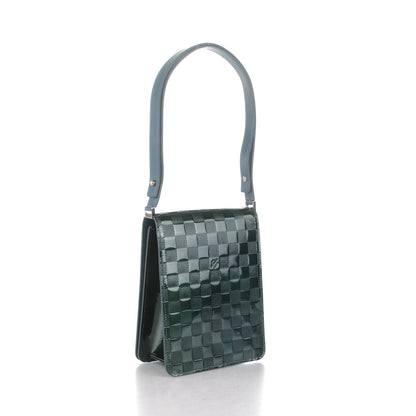 Louis Vuitton Damier Vernis Club Petrole Blue 3 of 9