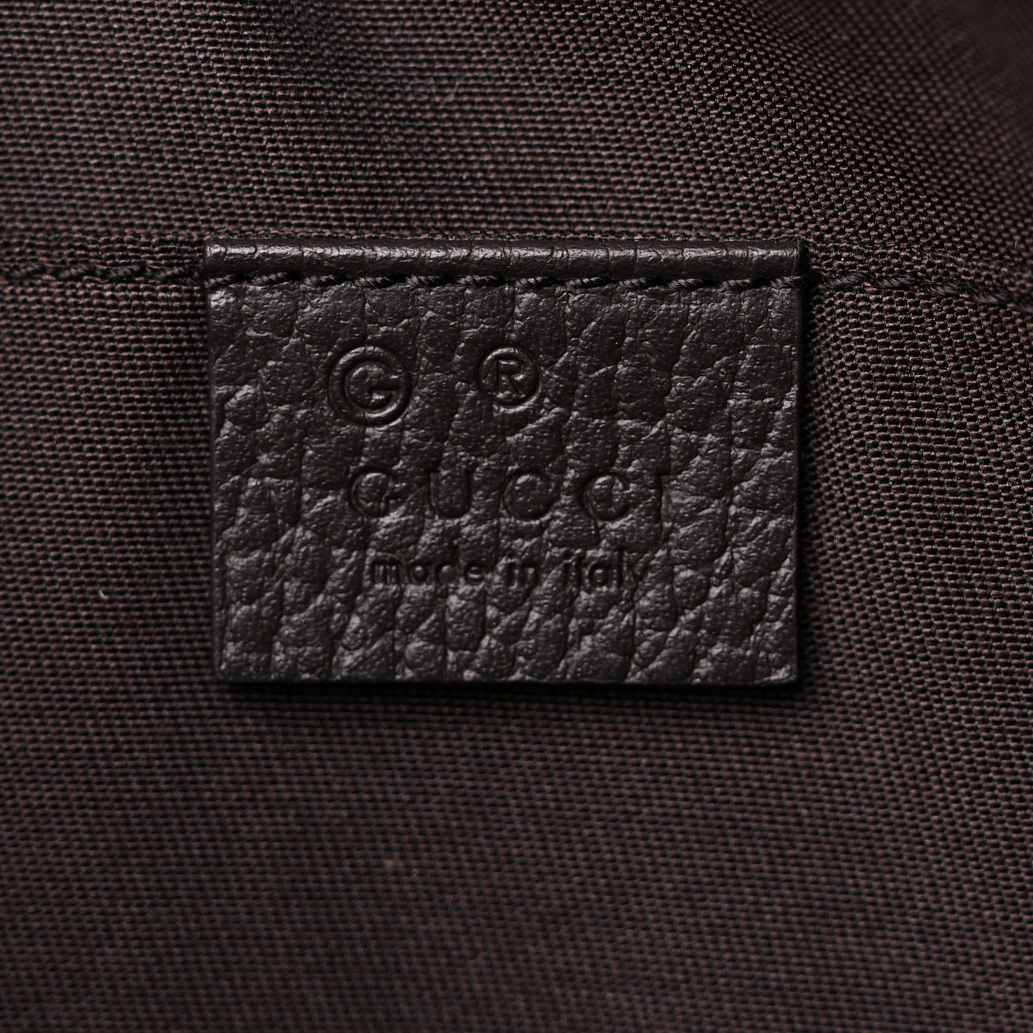 Monogram Belt Bag Dark Brown