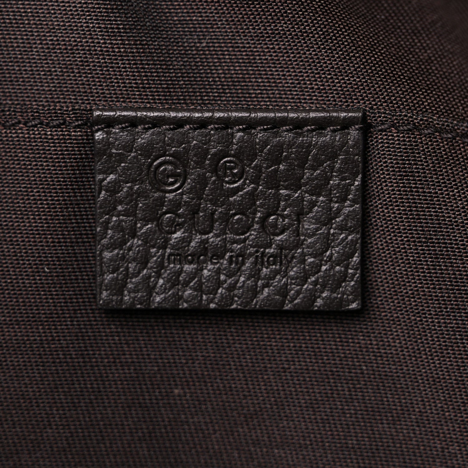 Gucci Monogram Belt Bag Dark Brown 6 of 10