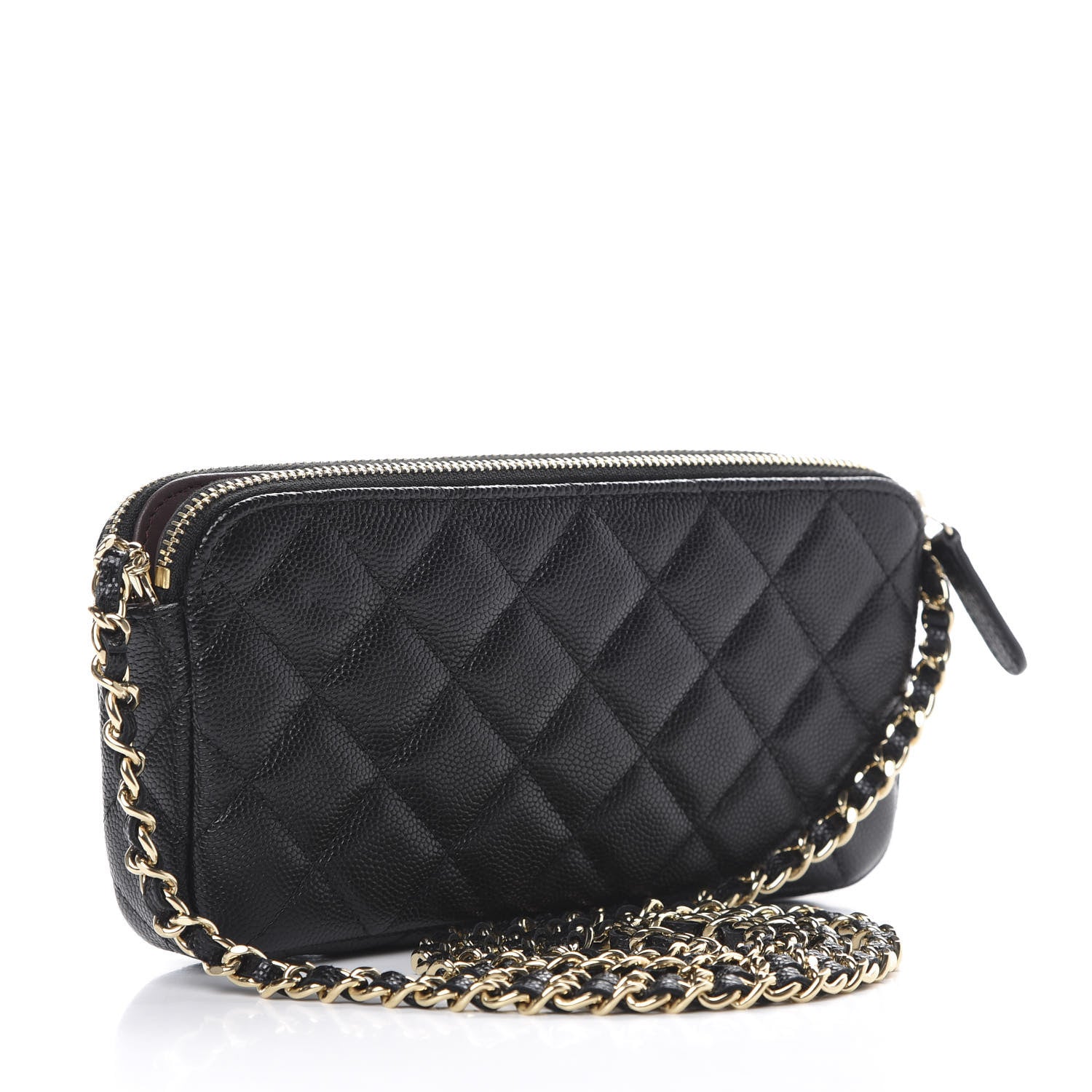 Chanel Caviar Quilted Small Clutch With Chain Black 2 of 13