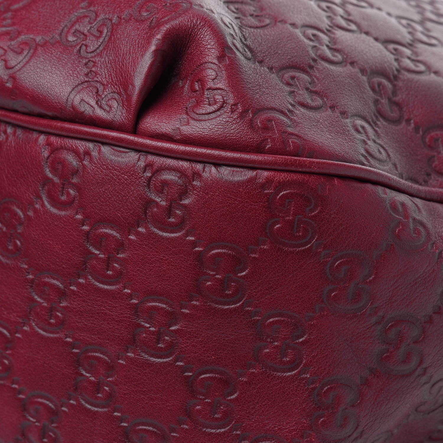 Gucci Soft Guccissima Medium Emily Hobo Classic Ruby 11 of 15