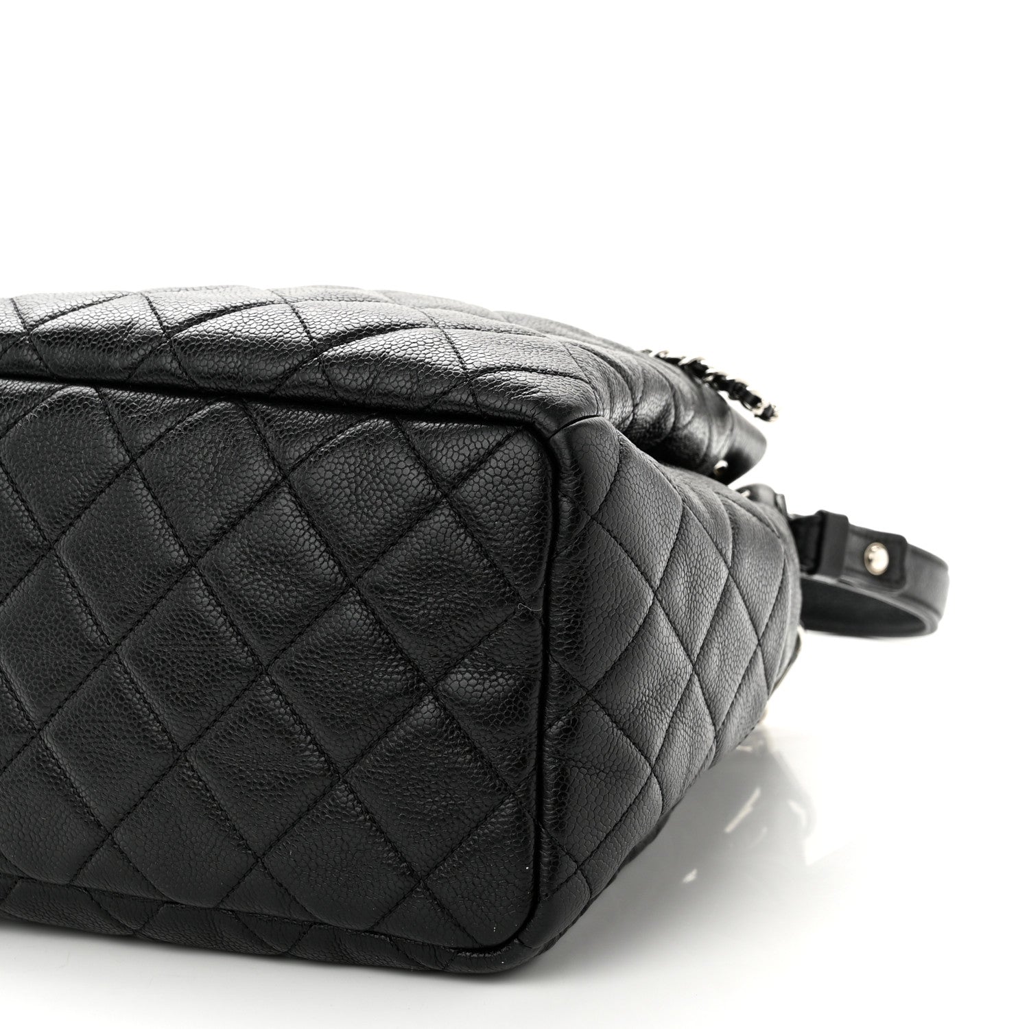Chanel Caviar Quilted Small Chain Bucket Bag Black 9 of 9