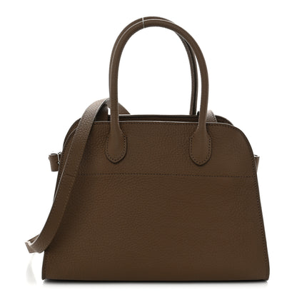 The Row Matte Grained Calfskin Soft Margaux 10 Bag Chevre 1 of 9