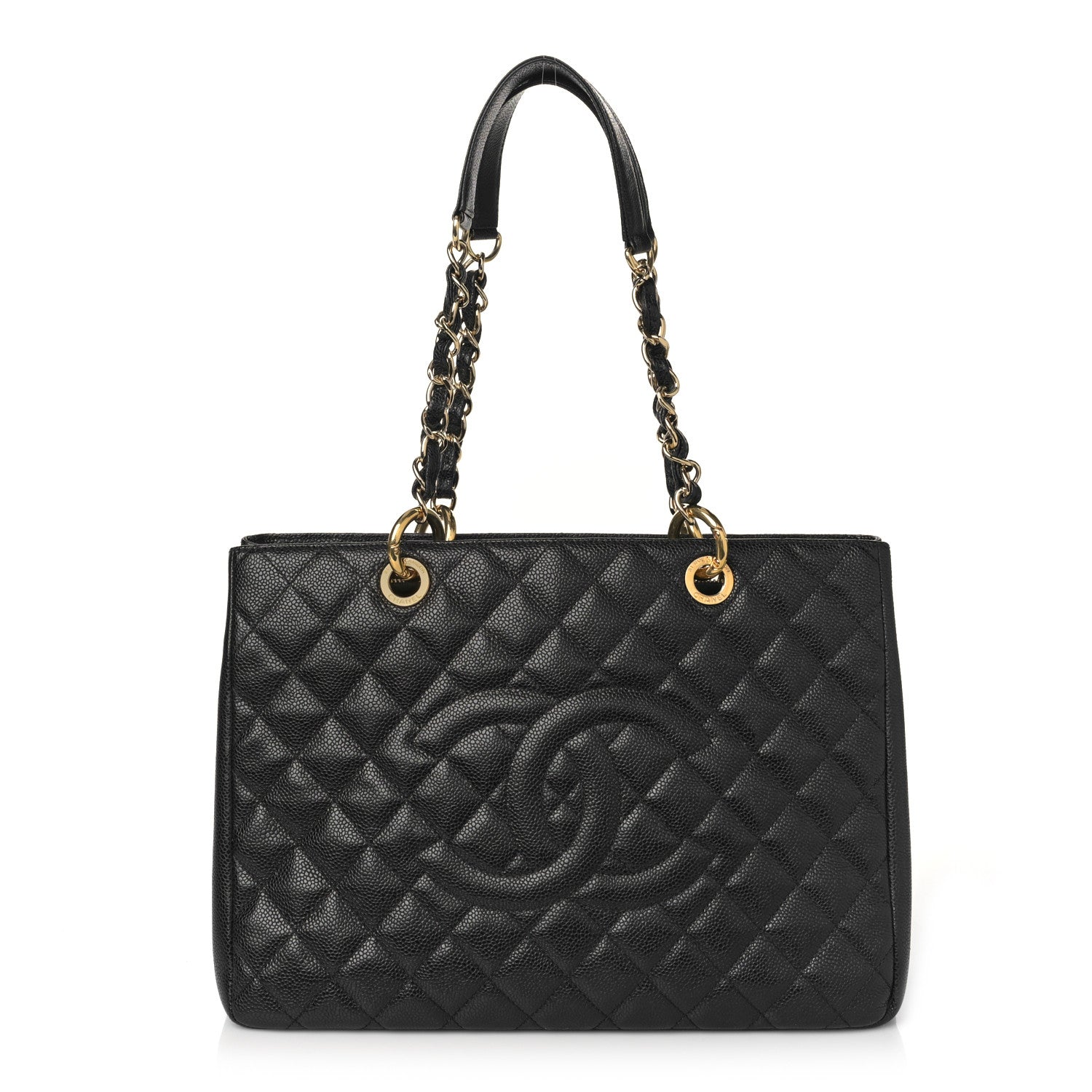 Chanel Caviar Quilted Grand Shopping Tote GST Black 1 of 10