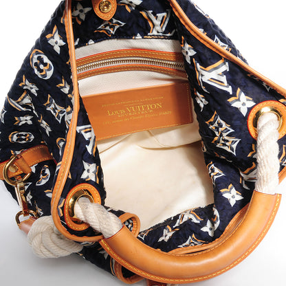Louis Vuitton Canvas Monogram Cruise Bulles MM Navy 5 of 7