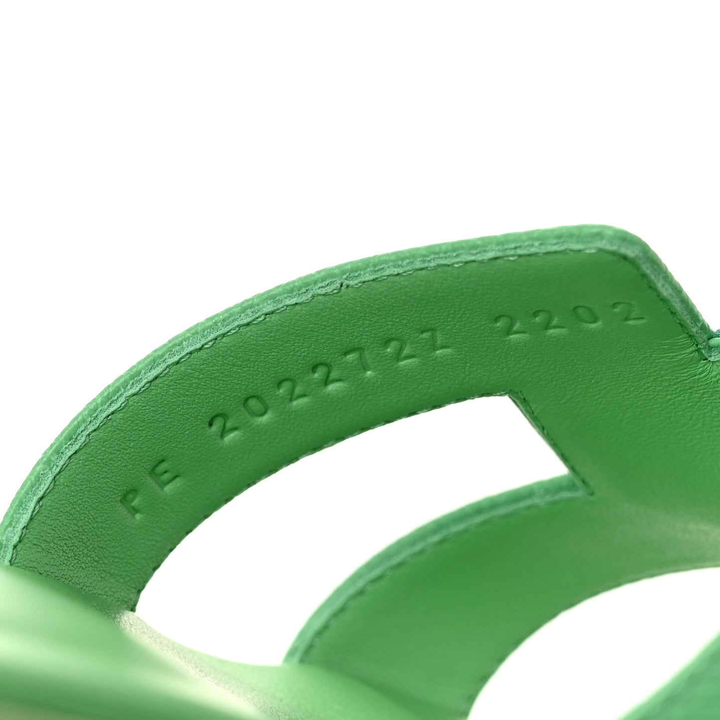 Epsom Oran Sandals 38.5 Vert Pomme