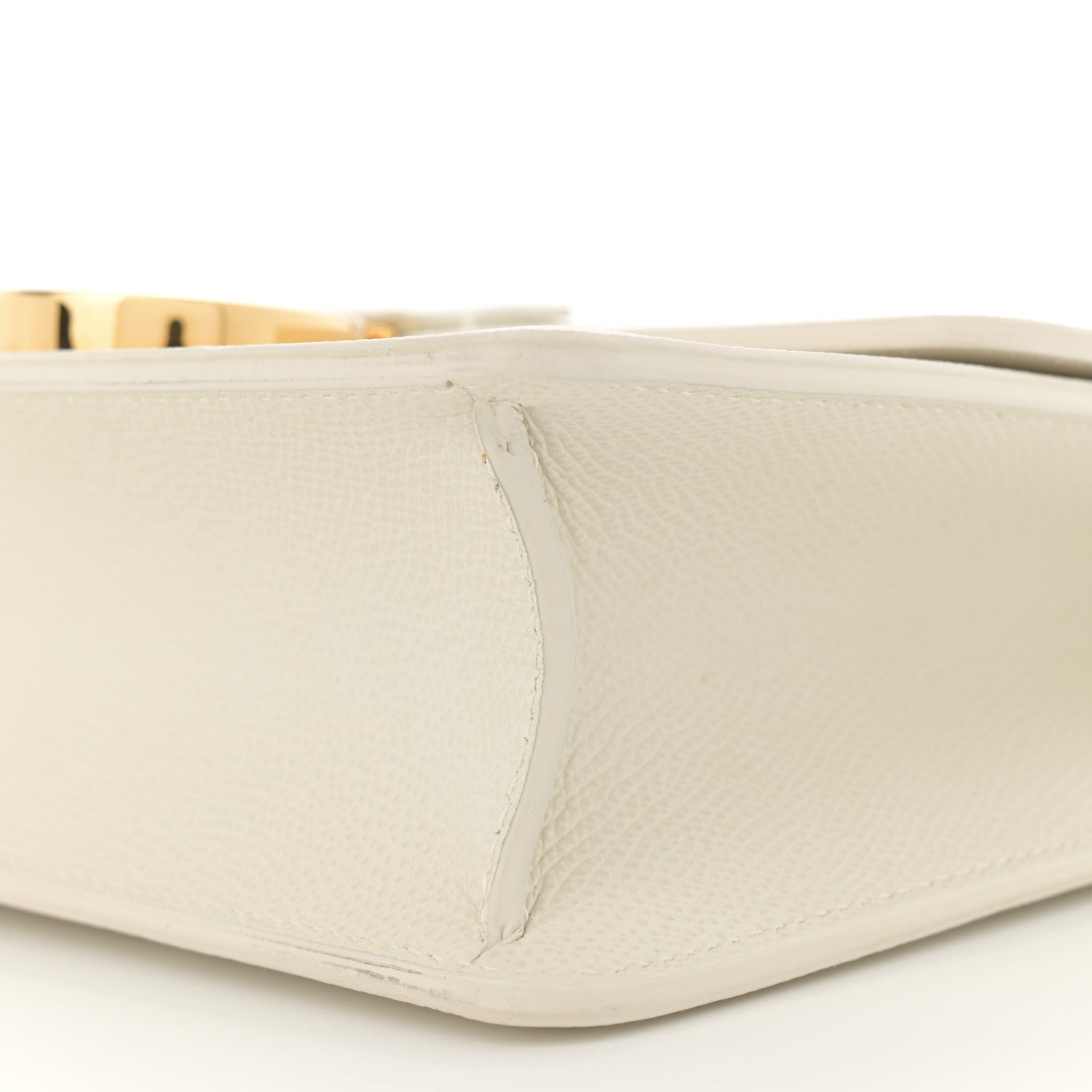 Christian Dior Grained Calfskin 30 Montaigne Flap Bag White 10 of 13