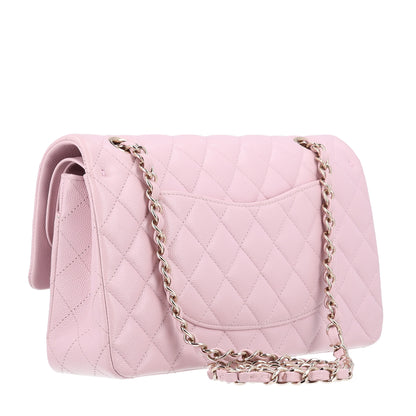 Chanel Caviar Quilted Medium Double Flap Light Pink 3 of 10