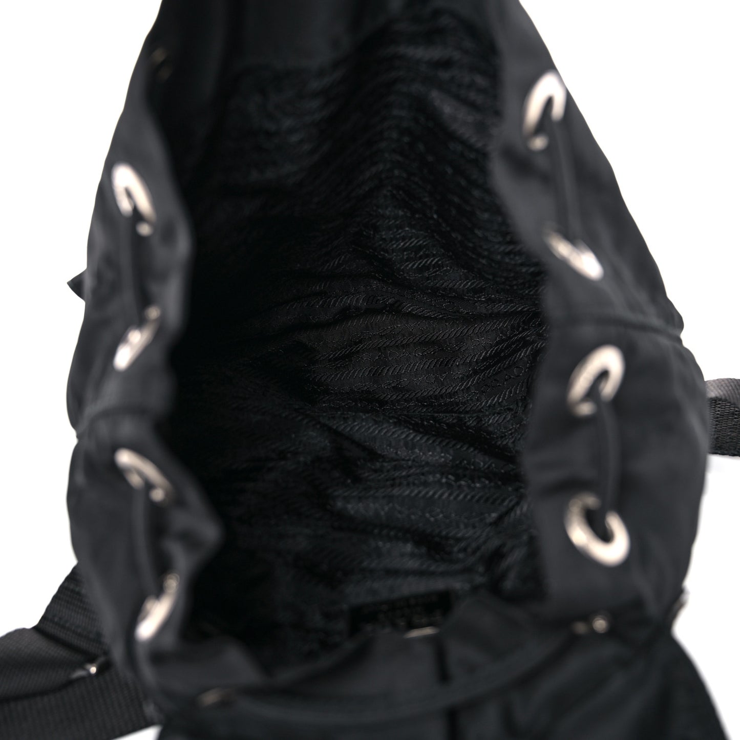Tessuto Nylon Vela Small Backpack Black