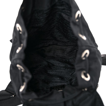 Prada Tessuto Nylon Vela Small Backpack Black 5 of 13