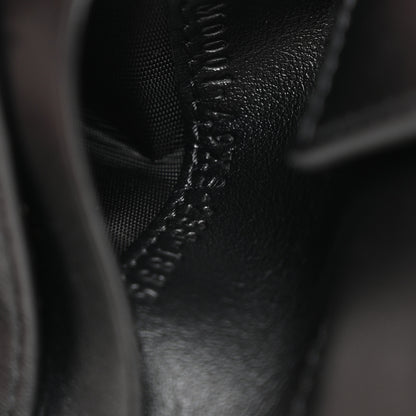 Fendi Glazed Fabric Vitello King FF 1974 Diagonal Bi-Fold Wallet Grey Black Sunflower 7 of 10