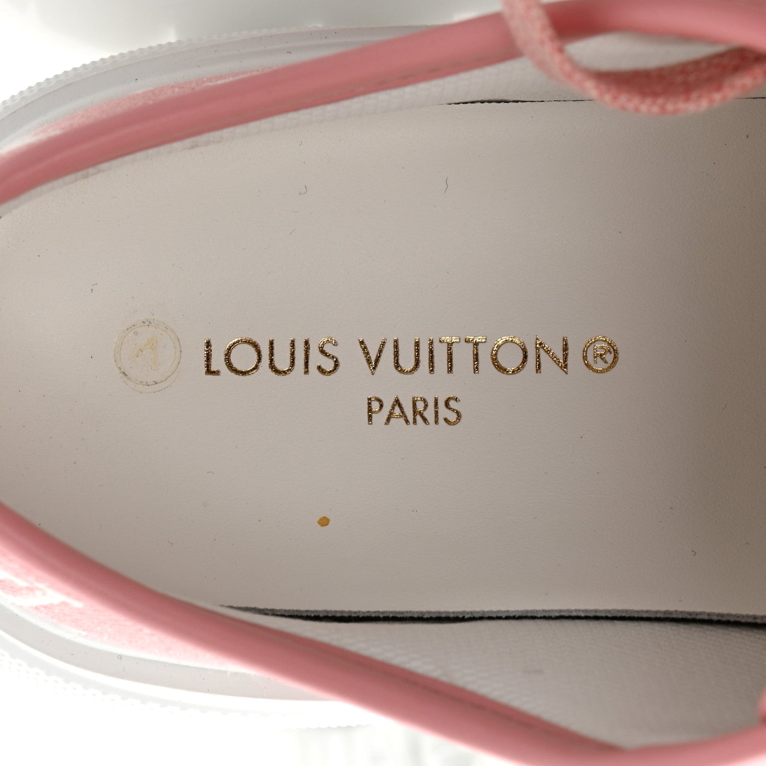 Louis Vuitton Denim Monogram Squad Sneakers 38 Pink 7 of 10