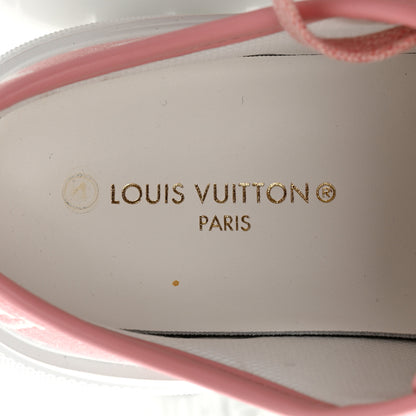 Louis Vuitton Denim Monogram Squad Sneakers 38 Pink 7 of 10
