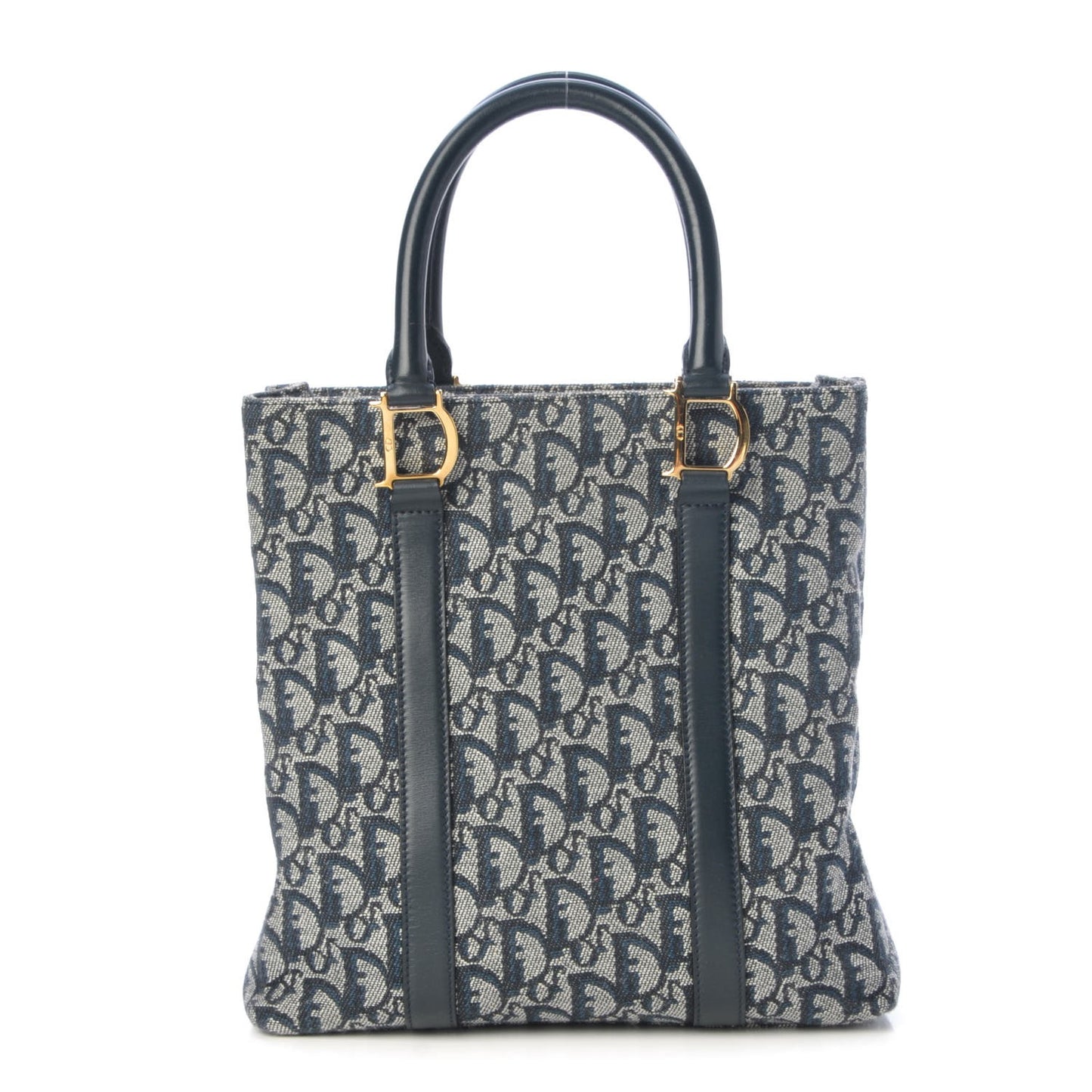 Monogram Tote Navy Blue