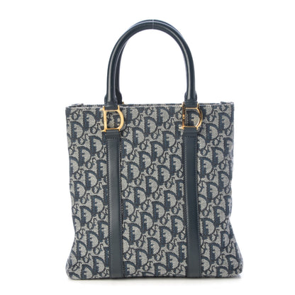 Christian Dior Monogram Tote Navy Blue 1 of 7