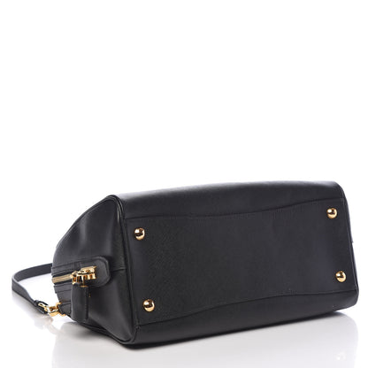 Prada Saffiano Lux Bowler Black 4 of 10