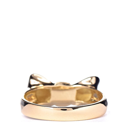 Tiffany 18K Yellow Gold Bow Ring 50 5.5 4 of 6